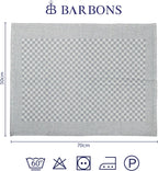 Barbons - Geschirrtuch - Grau kariert - 100% Baumwolle