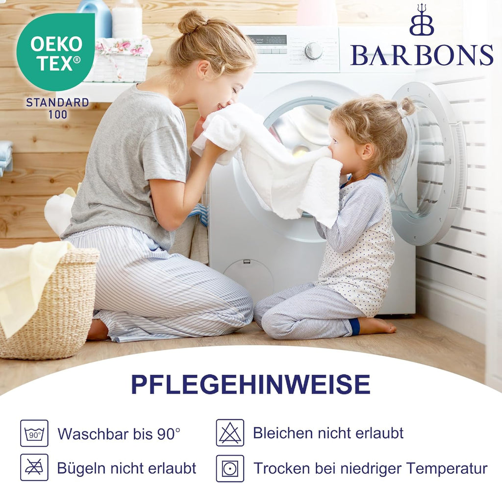 Barbons - Matratzenschoner - Weiß - Oberfläche aus Baumwolle
