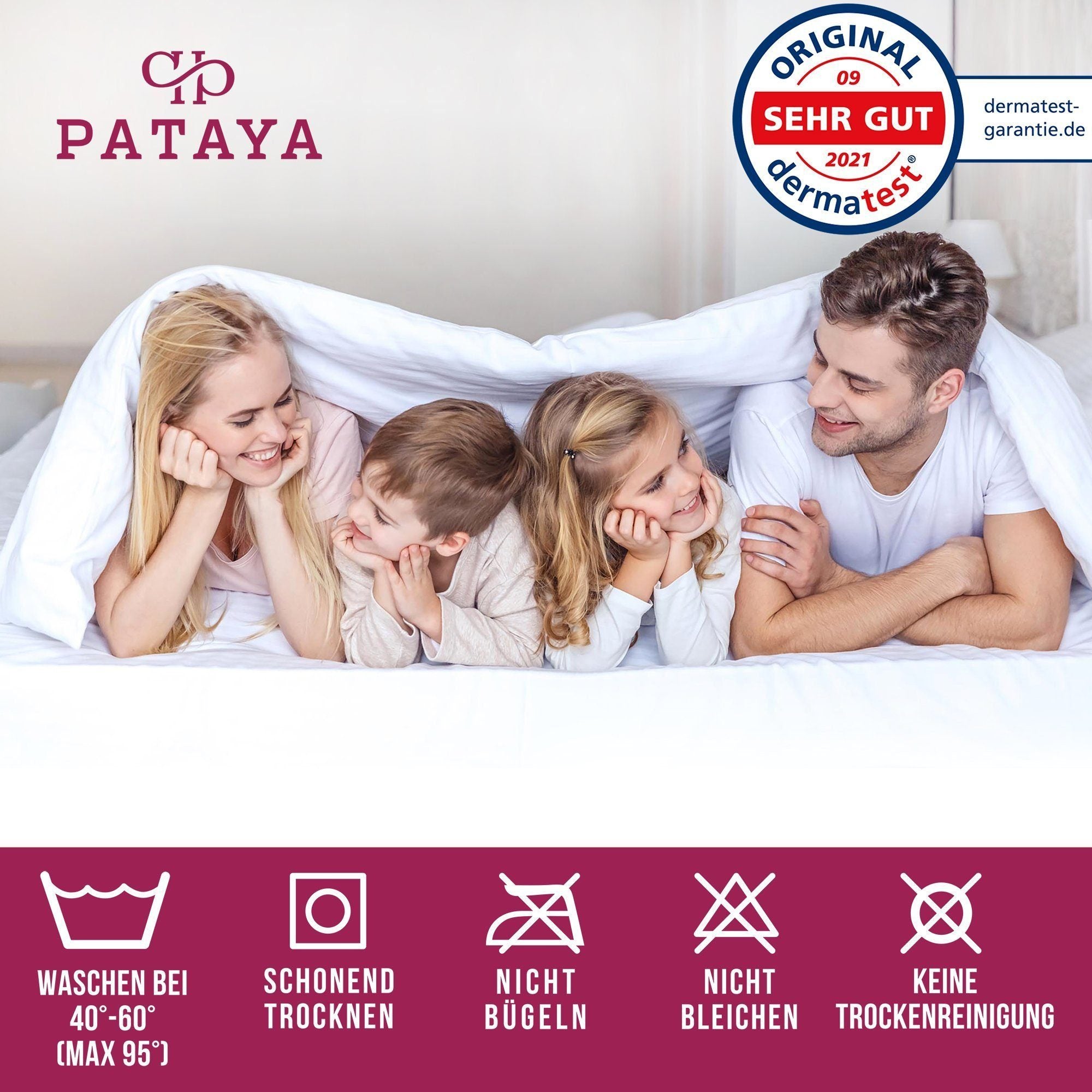 Pataya - Matratzenschoner - Weiß