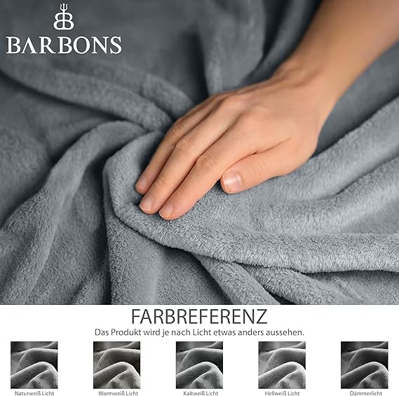 Barbons - Kuscheldecke Fleecedecke