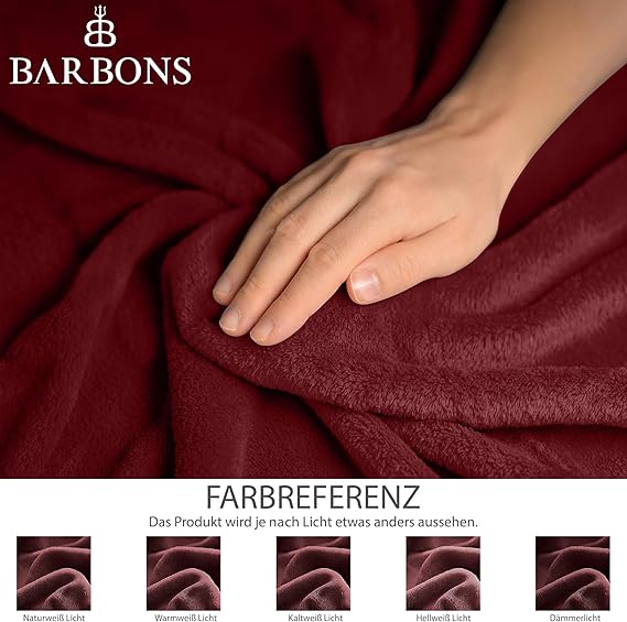 Barbons - Kuscheldecke Fleecedecke
