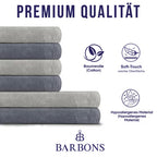 Barbons - Handtuch Set 6-tlg, Badetuch & Badehandtuch
