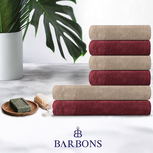 Barbons - Handtuch Set 6-tlg, Badetuch & Badehandtuch