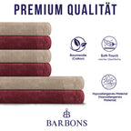 Barbons - Handtuch Set 6-tlg, Badetuch & Badehandtuch